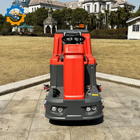 Autolaveuse industrielle autoportée à batterie pour ateliers logistiques