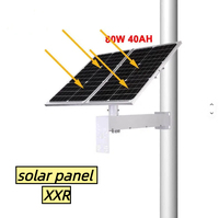 Panneau solaire monocristallin en verre trempé de type N 80W pour module photovoltaïque, efficacité 24%, petit panneau solaire rigide pour balcon, camping-car, caravane