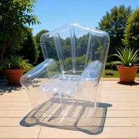 Canapé de rangement moderne et portable pour poupées et animaux en peluche, grand format, transparent, non gonflable, idéal pour ranger les ours en peluche, pour enfants