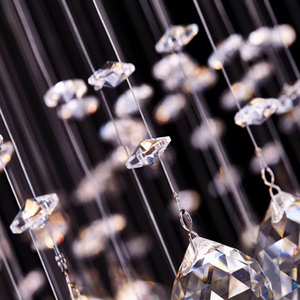 Nhà máy tùy chỉnh nhà trong nhà nhà bếp phòng ăn trang trí hiện đại Đèn chùm pha lê LED ánh sáng mặt dây chuyền - Product Image 5