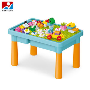 Tavolo Educativo Multifunzionale con Blocchi di Plastica per Bambini, Giocattolo Creativo per Costruzioni - Product Image 2