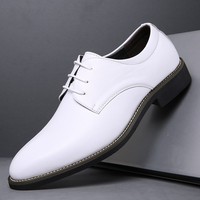 Mocassins vintage marron en similicuir pour hommes, respirants, imperméables, excellente adhérence et antidérapants, chaussures de travail et de bureau élégantes