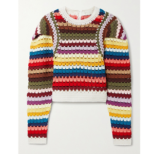 2022 personnalisé OEM & ODM <span class=keywords><strong>pull</strong></span> au <span class=keywords><strong>crochet</strong></span> femmes évider à la main au <span class=keywords><strong>crochet</strong></span> tricots manches longues <span class=keywords><strong>pull</strong></span> femmes <span class=keywords><strong>pull</strong></span> - Product Image 1