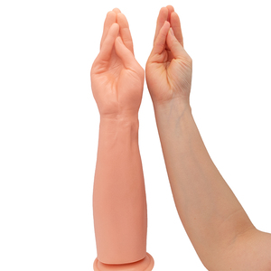 Zachte, milieuvriendelijke, waterdichte, armvormige <span class=keywords><strong>dildo</strong></span> in twee kleuren voor vrouwelijke zelfbevrediging - Product Image 4