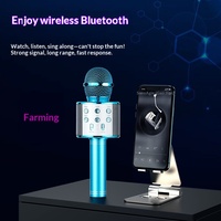 Microphone à condensateur cardioïde sans fil WS858 pour karaoké mobile, idéal pour le KTV familial et l'intégration audio pour enfants