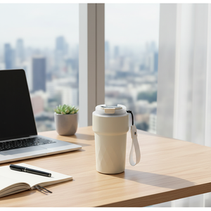 <span class=keywords><strong>Mug</strong></span> à café intelligent en acier inoxydable à double paroi de 510 ml avec logo <span class=keywords><strong>personnalisé</strong></span>, affichage LED de la température, tasse thermique isolée sous vide – Vente en gros - Product Image 2