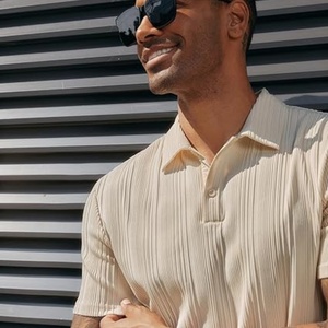 Men's Short-Sleeve Golf Polo <b>Shirts</b> 3-Button Quick Dry Polo Athletic Casual <b>Collared</b> <b>T</b>-<b>Shirt</b> - Product Image 6
