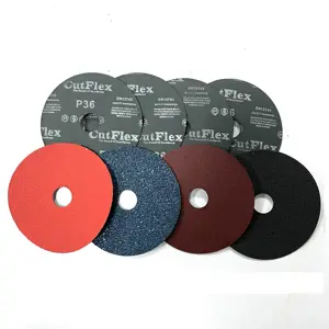 CUTFLEX ceramic zirconia A/O hot selling polishing stainless steel glass fiber disc abrasive wheel sanding disc