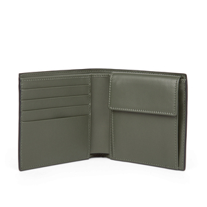 Mount Yanzhi Unisex Fashion Luxury Handmade Custom <strong>Printed</strong> Logo Thread <strong>Cow</strong> Hide Leather RFID Polyester Bifold Short Cash <strong>Wallet</strong> - Product Image 2