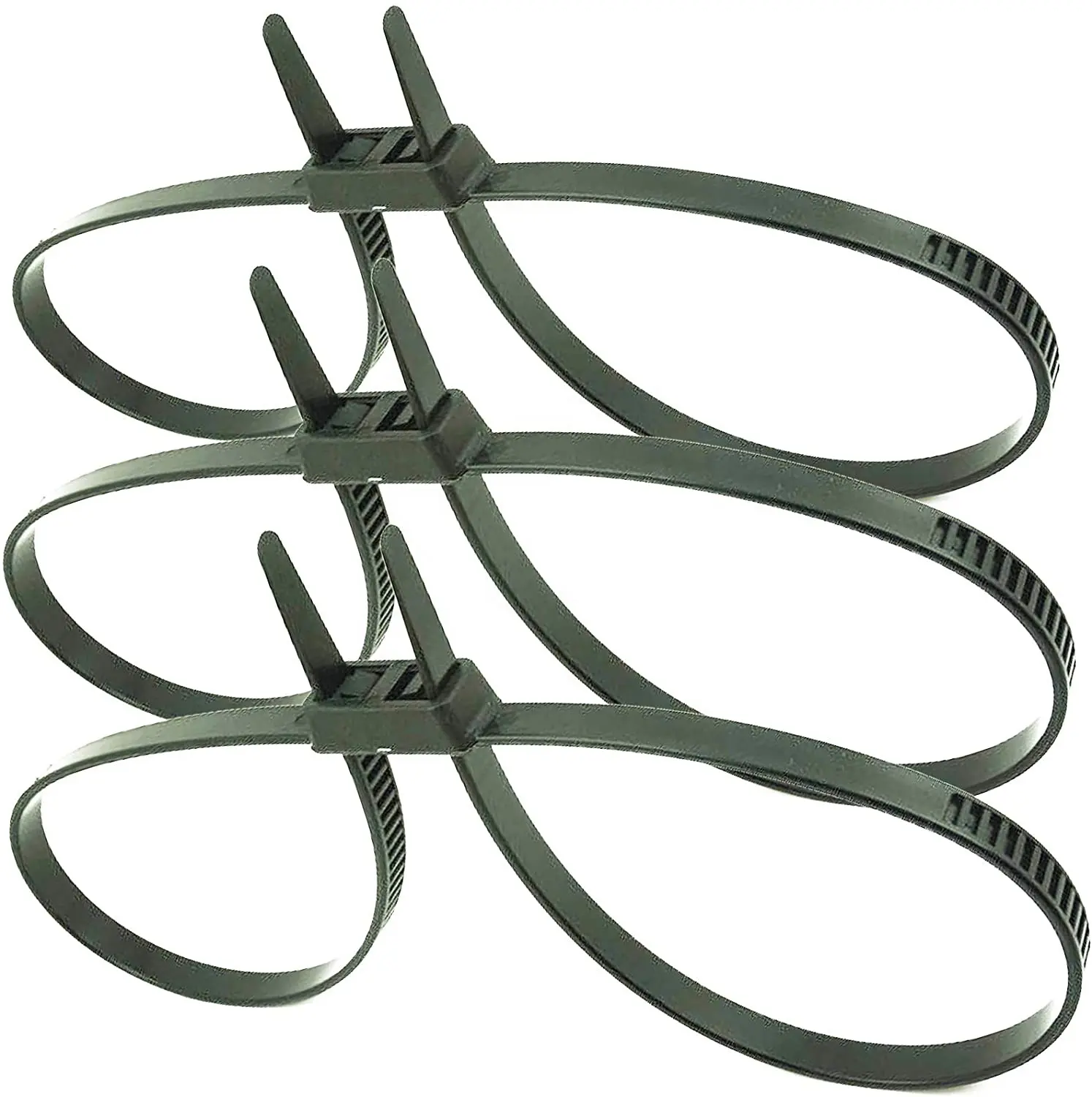JAGASL Hot Sale Special Type Good Quality Self-Locking Plastic Nylon Double Buckle Cable Ties