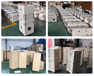 Extrator de fumaça com 3 estágios filtro de ar forte sucção rodas purificador de fumaça para cortadores a laser gravadores solda - Product Image 6