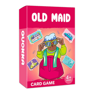 Gioco di Carte Personalizzato QUOKKA - Carte da Gioco in Carta per Bambini 4-8 Anni, Divertente Gioco da Viaggio per Famiglie, Educativo, Vendita all'Ingrosso - Product Image 1