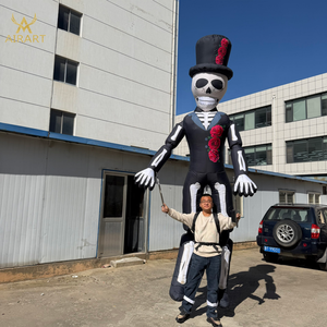 Marioneta Inflable de Calavera para Fiestas de Baile de Teatro, Marioneta Inflable de Fantasma de Halloween Personalizada - Product Image 6