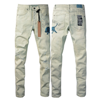 Hip Hop Jeans Mens Pants Trousers Stacked Denim Y2k Distressed High Quality Designer Brand Jeans Ksubii Jeans