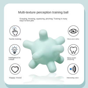 Palla Giocattolo Ecologica per Cani di Piccola e Media Taglia, Vendita all'Ingrosso, Palla Giocattolo in Materiale Vinilico Simulato - Product Image 4