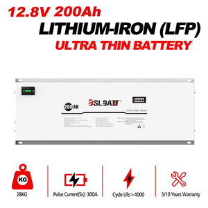 BSLBATT Nueva Batería de Litio de 12v Ultrafina, Batería de Litio de 12v 200ah para Sistema Solar B-LFP12-200S, Batería de Litio de 12v 200ah para Sistema Solar - Product Image 6