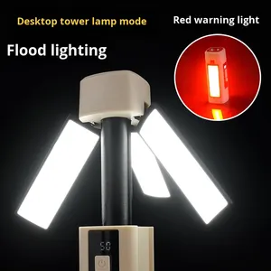 New Outdoor Multifunctional Rechargeable Telescopic Foldable Camping Lamp with Hanging Function for Tent and Campsite Use - Product Image 6