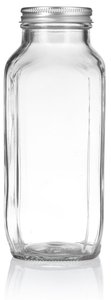 Pot <span class=keywords><strong>en</strong></span> <span class=keywords><strong>verre</strong></span> carré clair 16 oz de 500 ml, avec couvercle <span class=keywords><strong>en</strong></span> métal et <span class=keywords><strong>en</strong></span> argent, pour jus à la maison, facile à utiliser pour les voyages, livraison gratuite - Product Image 6