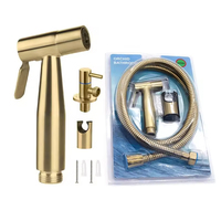 Ensemble de douchette pour bidet en acier inoxydable au design moderne, écologique et hygiénique, douchette pour toilette Shattaf