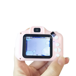 Mini cámara digital con lente única para niños, 400mAh, <span class=keywords><strong>filtro</strong></span> de batería, pegatina de <span class=keywords><strong>foto</strong></span>, temporizador, juego de serpiente, dibujos animados, X200 - Product Image 2