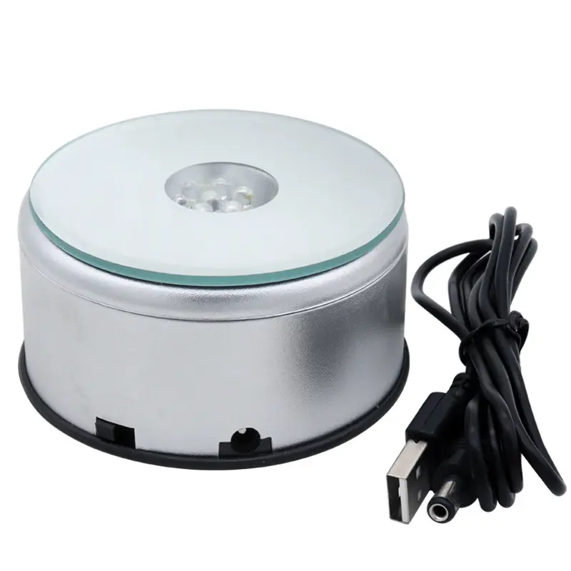Guangzhou cheap Wholesale led touch lamp base diy high quality rotating music table lamp base for home decoration