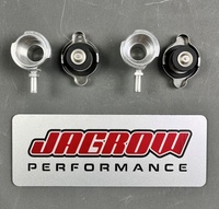 Collier de remplissage et capuchon pour radiateur, en aluminium, haute Performance, universel, pour voiture automobile, 1.8 bar, 2 pièces