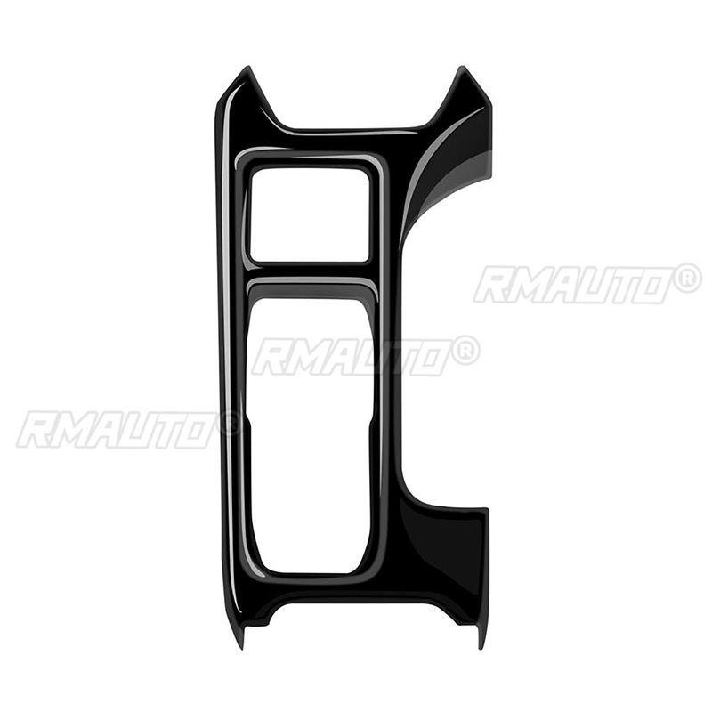 Cache de garniture de levier de vitesse gauche noir brillant