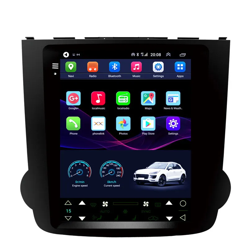 9.7 "الرأسي شاشة راديو السيارة لاعب لهوندا CRV 2007-2011 GPS Carplay سيارة الوسائط المتعددة مشغل ديفيدي