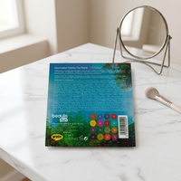 Palette à paupières vide personnalisable à trois volets avec miroir, emballage OEM, étui magnétique 3 compartiments pour maquillage DIY, vente en gros
