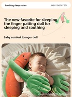 Coussin d'emmaillotage en coton pour bébé 0-3 ans, apaisant, motif pastèque, pour le confort et le sommeil sécurisé, prévient le réflexe de surprise et aide à l'auto-dodo