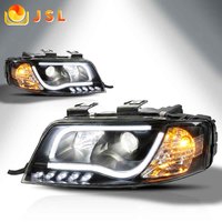 Phares de voiture modifiés, phares LED, feux de jour LED, 12V, neufs, 10000 lumens, 6000K pour Audi A6 2001-2004