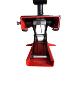 Cric à ciseaux rouge de haute qualité de 1100 lbs avec support à manivelle pour support de levage vélos vtt moto Dirt Bike Scooter
