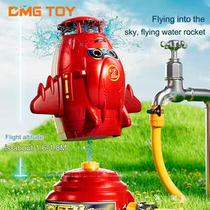 Lanzador de vuelo de cohete de chorro de agua giratorio para exteriores de verano para niños, lanzador de vuelo de cohete espacial EVA para 2-4 años, juego certificado CPC - Product Image 4