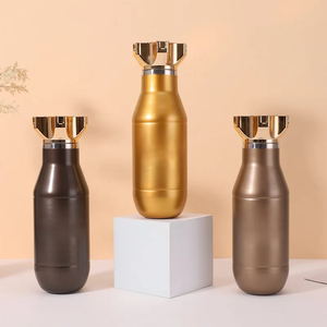 Bouteille isotherme créative en forme de balle de 500 ml, en acier inoxydable, gourde sous vide double paroi, tasse thermos, bouteille d'eau - Product Image 6