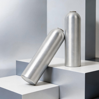Bouteilles aérosols cylindriques en aluminium vides personnalisées de haute qualité OEM/ODM avec impression offset ou sérigraphie