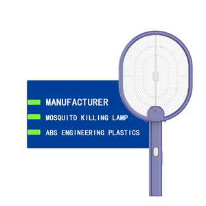 Raquette électrique anti-moustiques LED rechargeable multifonctionnelle légère avec longue durée de vie de la batterie - Product Image 3