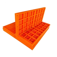 Grille en polyuréthane de grande taille avec une seule zone de panneau, surface 1,2 ㎡   Minimisation des coutures pour les grands tamis vibrants