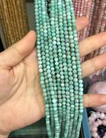 Manik-manik Batu Zamrud Zambia Alami 4mm 6mm, Untaian Bulat Asli untuk Gelang, Kalung, Anting (Grosir)