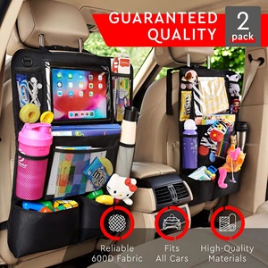 Organizador para Asiento Trasero <span class=keywords><strong>de</strong></span> Coche con Soporte para Tablet con Pantalla Táctil + 9 Bolsillos <span class=keywords><strong>de</strong></span> Almacenamiento, Protectores <span class=keywords><strong>de</strong></span> Asiento Trasero para Niños y Bebés - Product Image 2