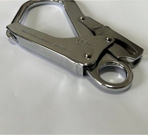 Smart Safety Factory Large 23kn Acero forjado Gancho a presión industrial de doble bloqueo Protección contra caídas Gancho a presión de doble bloqueo - Product Image 5