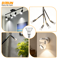 Spots LED de plafond en verre de bonne qualité 5W 7W E14, ampoules LED JDR, LED-JDR-G