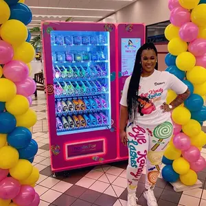 UPUS OEM kommerzieller Video automaten automat rosa Schönheits-und Wimpern automat zum Verkauf und Kosmetik automat