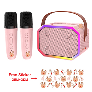 Máy Hát Nhà Hệ Thống Máy Nghe Nhạc Karaoke Bộ Hoàn Chỉnh Loa Âm Nhạc Sừng Với Ánh Sáng Mic Và <span class=keywords><strong>Bluetooth</strong></span> Đồ Chơi Nhạc Cụ - Product Image 3