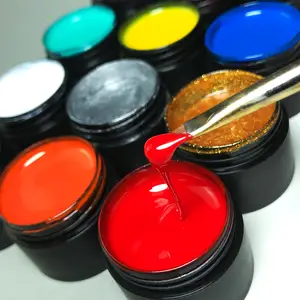 AOPMALL yüksek kalite Pigment Vegan 12 renkli tırnaklar  boyama jel tırnak sanat jel lehçe jel boya OEM ODM özel etiket