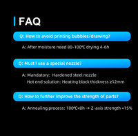 MINGDA USA/EU en stock HtPA-CF25 Filament d'impression 3D, résistant à la chaleur, tige en plastique extrudé, filament d'impression 3D pour imprimante 3D