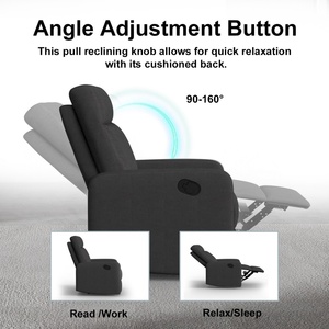 Sillón reclinable eléctrico de material ecológico extensible moderno de nuevo diseño, silla reclinable cómoda, sofá para dormitorio de Hotel - Product Image 5