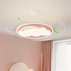 Lámpara de techo con ventilador para restaurante, dormitorio, habitación infantil, cálida, con protección ocular, para toda la casa, lámpara Zhongshan - Product Image 2