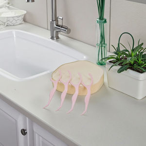 Nuovo Design rosa stuzzicadenti con materiale Anti-batteri filo interdentale usa e getta per efficace cura orale conveniente scatola - Product Image 5