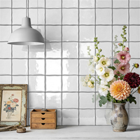 Autocollant mural 3D en vinyle effet marbre vert, facile à poser, auto-adhésif pour salle de bain et cuisine