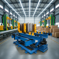 Station de travail hydraulique LEADWIN pour l'inversion des noyaux de transformateurs, machine d'inversion 3T-10T pour la fabrication de transformateurs